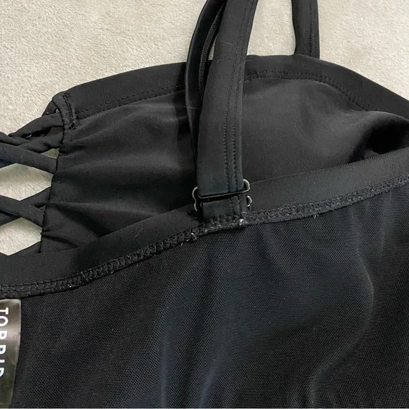 Torrid Lattice Front One Piece Swimsuit - Picture 9 of 11